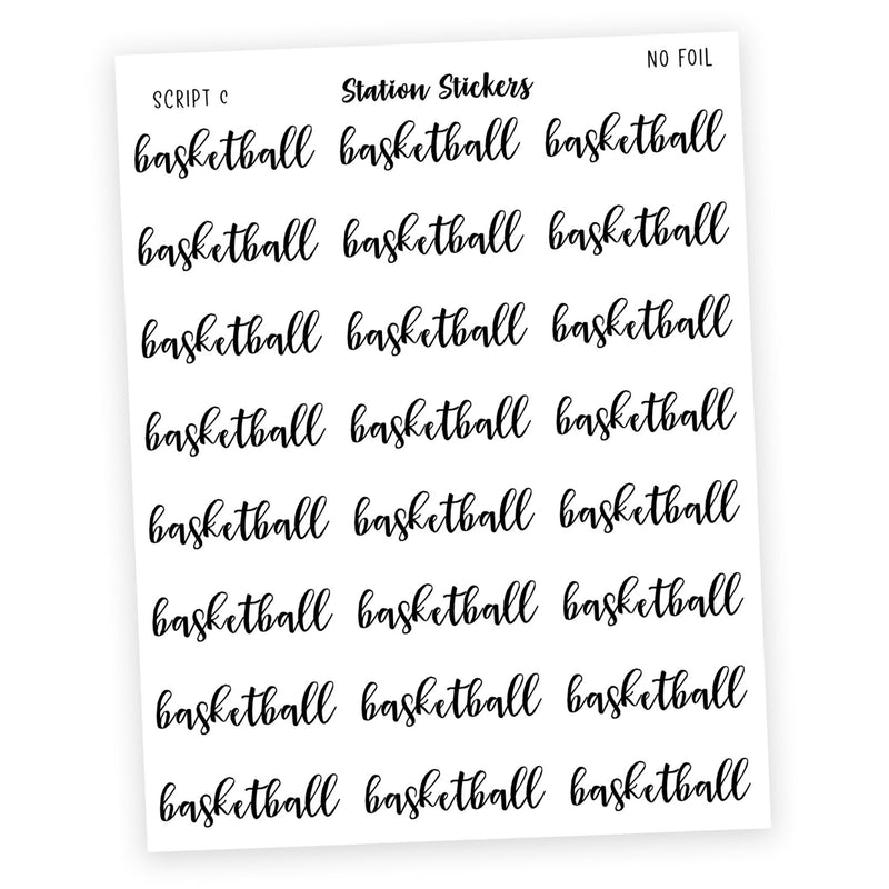 BASKETBALL Stickers