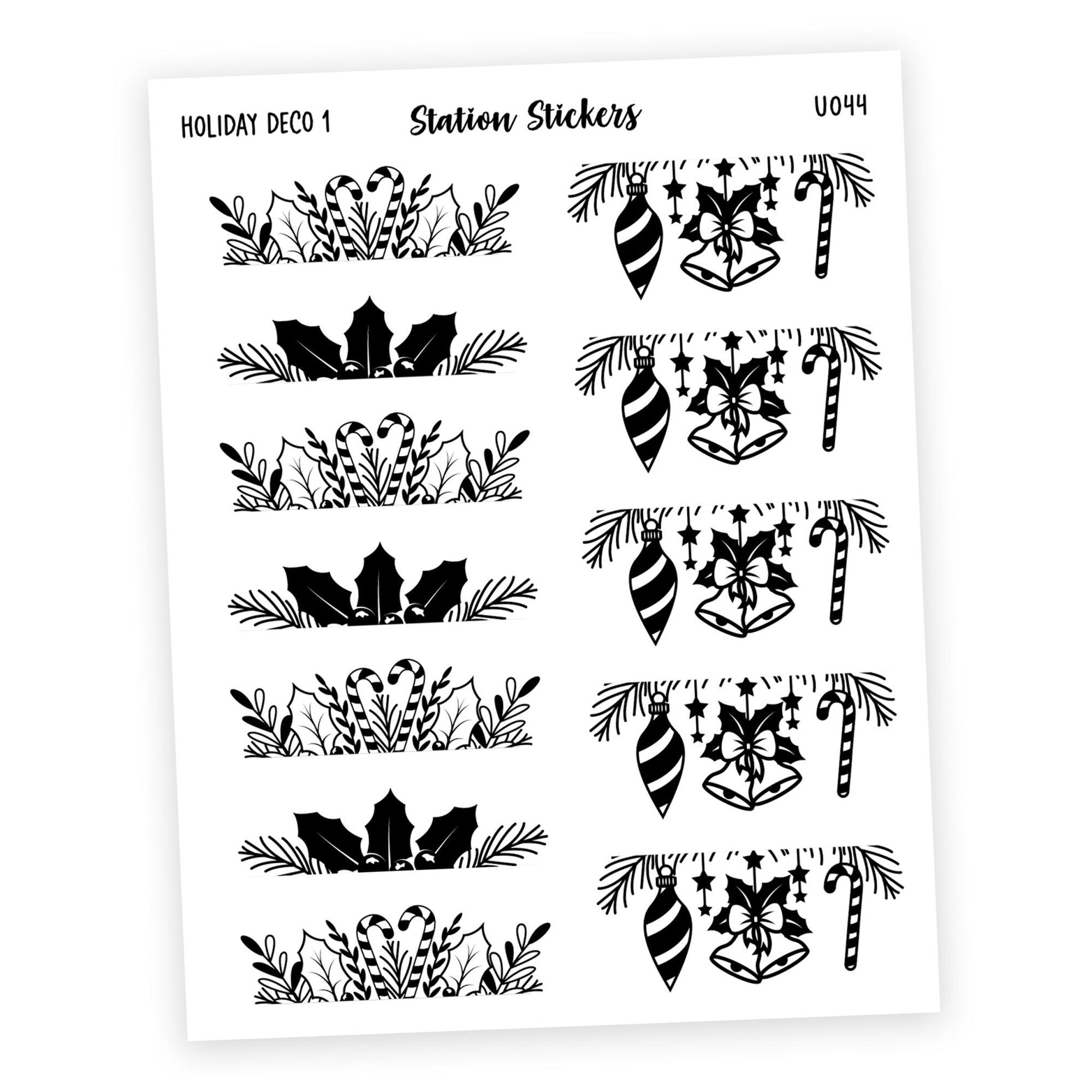 DECO • HOLIDAY 1 - Station Stickers