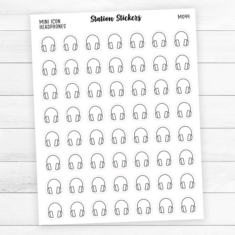 Headphones Icon Stickers