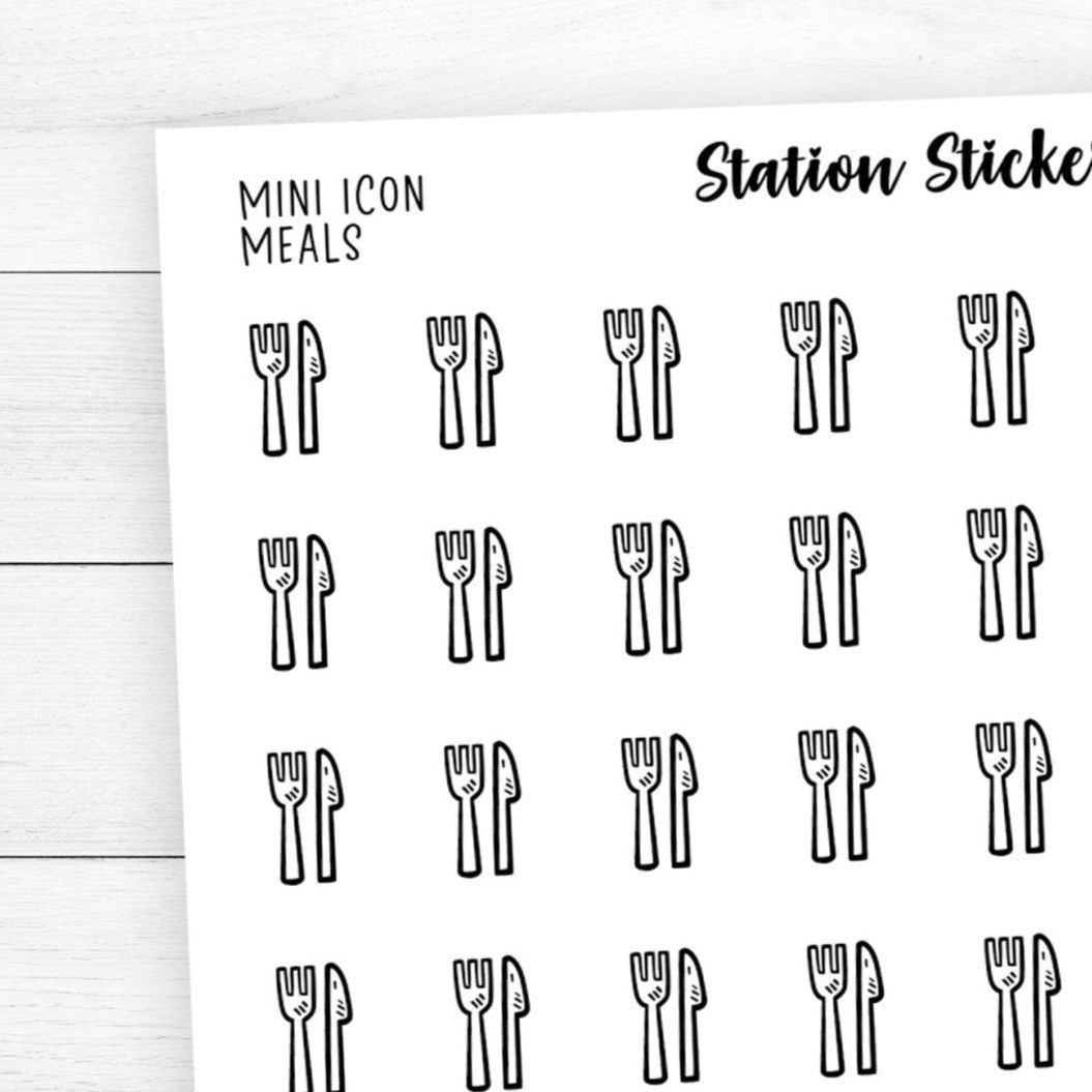 Meal Icon Stickers