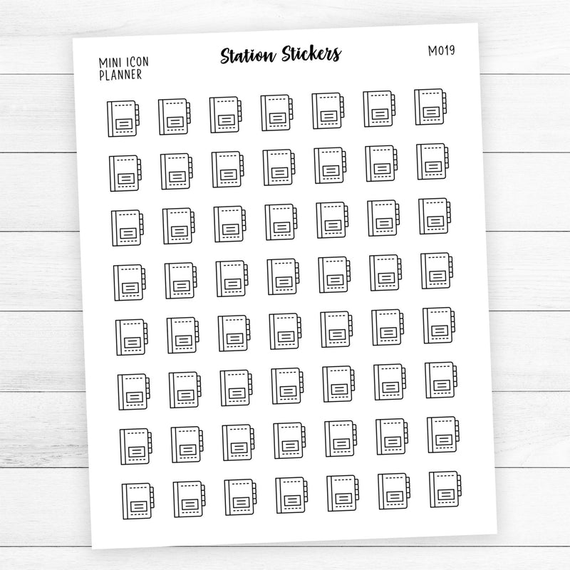 Planner Mini Icon Stickers