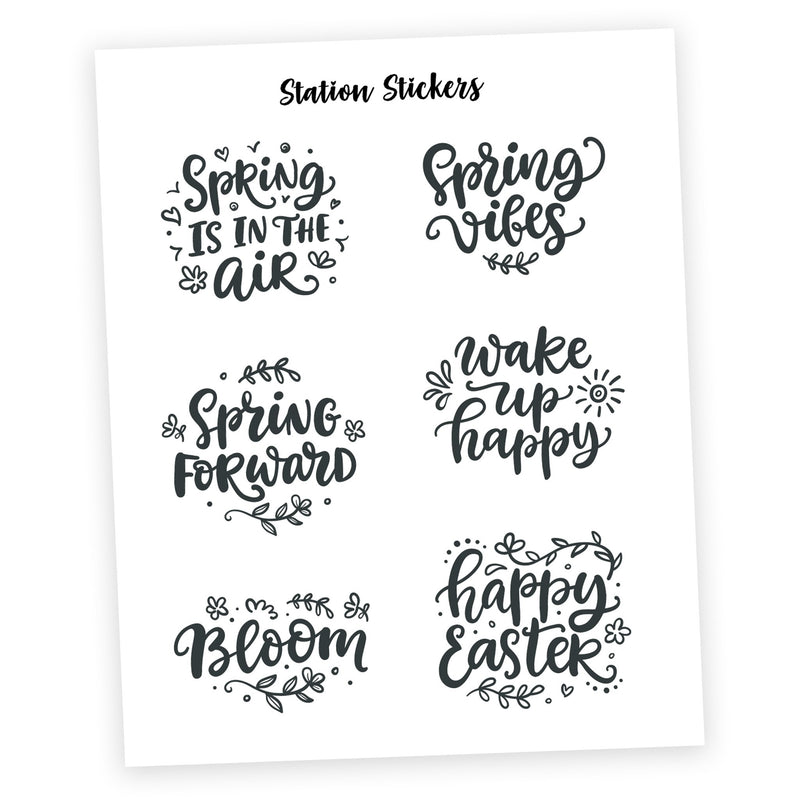 QUOTES • SPRING #1 - Station Stickers